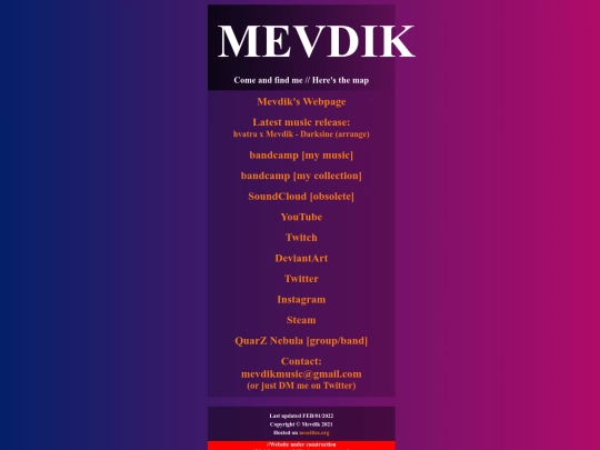 links screenshot