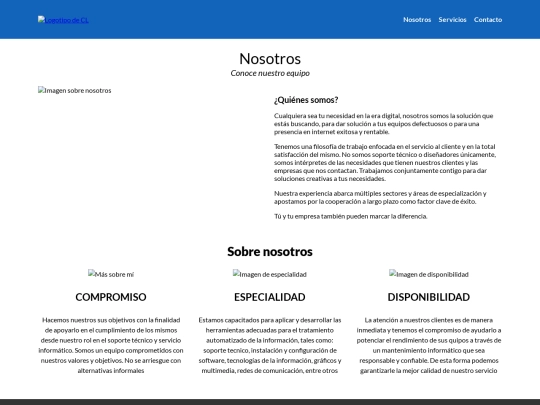 nosotros screenshot