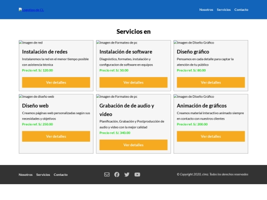 servicios screenshot