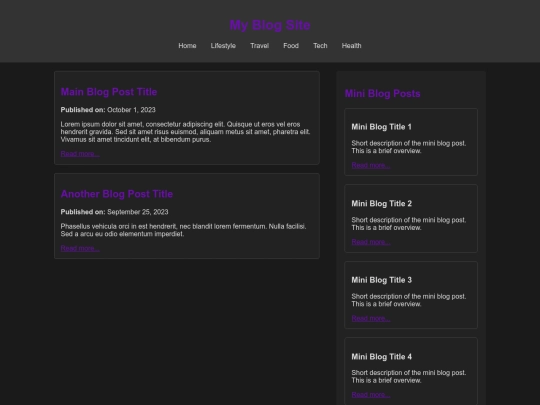 blog screenshot