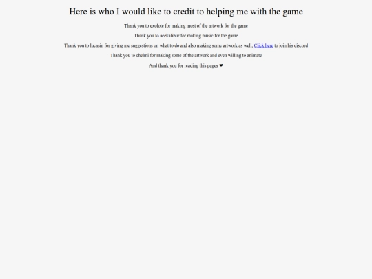 credits screenshot