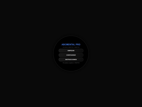 ABCSENSORIAL1.2/ABCMENTAL_PRO_V33_AGREGAR_PALABRAS screenshot
