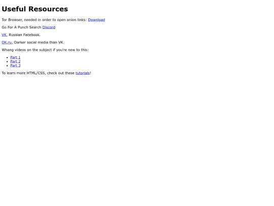 usefulresources screenshot