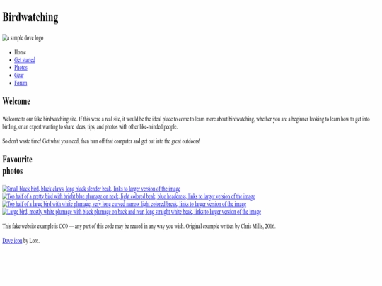 index screenshot