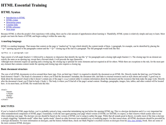 exercise/syntax screenshot