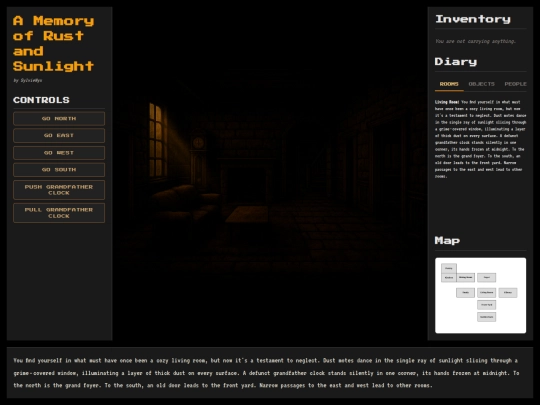 games/textadventure/rustandsunlight screenshot