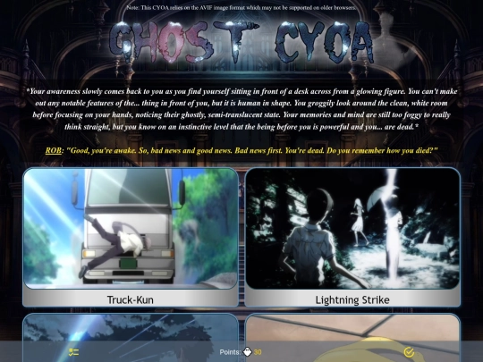 cyoas/ghostcyoa screenshot