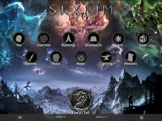cyoas/skyrimlegacy screenshot