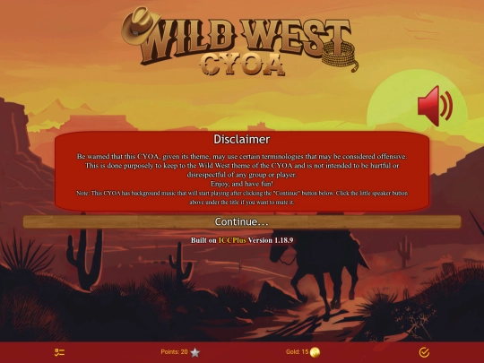 cyoas/westerncyoa screenshot