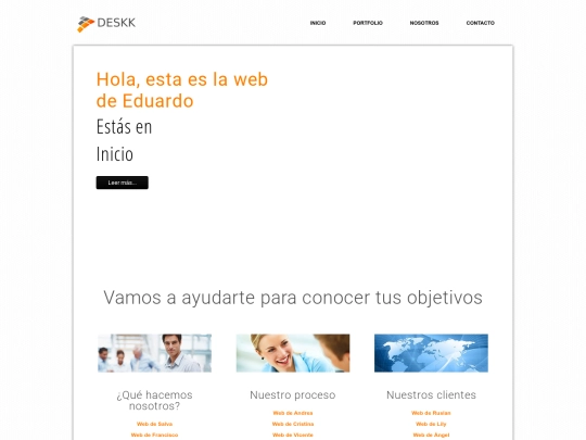 Proyect/my template deskk/contacto ERCH screenshot