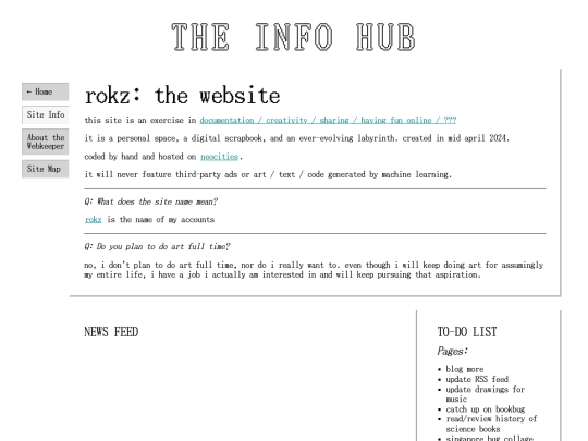 info screenshot