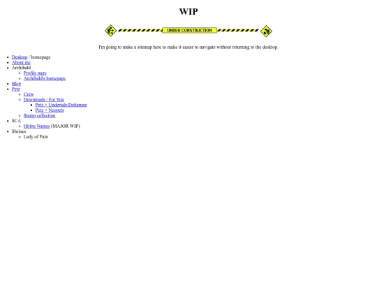 sitemap screenshot