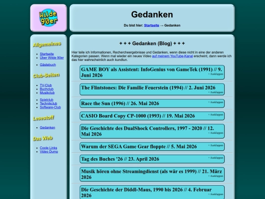 gedanken screenshot