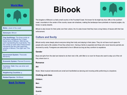 Z Eradun World/Ecountries/Bihook screenshot