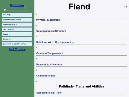 Z Eradun World/Ehumanoids/Fiend screenshot