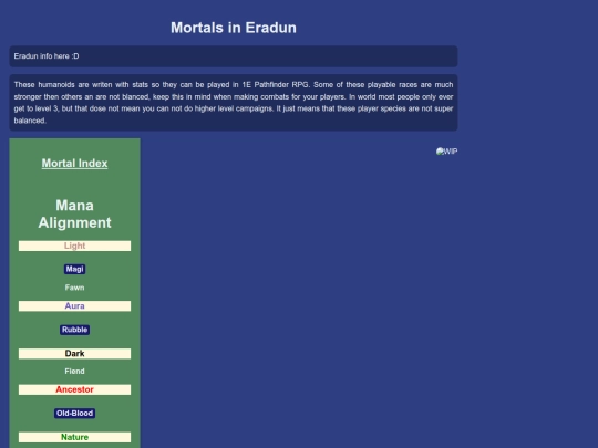 Z Eradun World/Ehumanoids/MortalInde screenshot