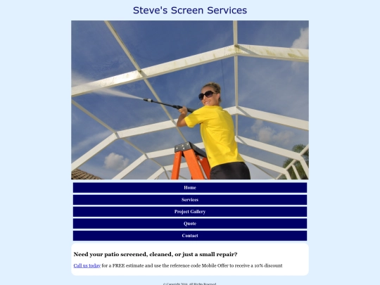 stevescreen screenshot