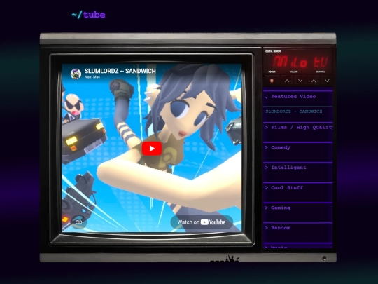 tube screenshot