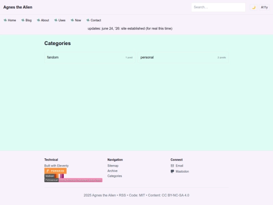 categories screenshot