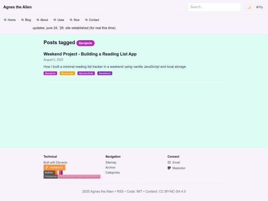 tags/projects screenshot