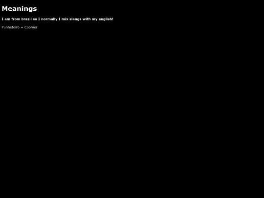 BlogPosts/Meanings screenshot