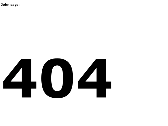 not_found screenshot