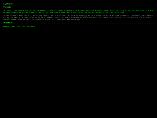 blog screenshot