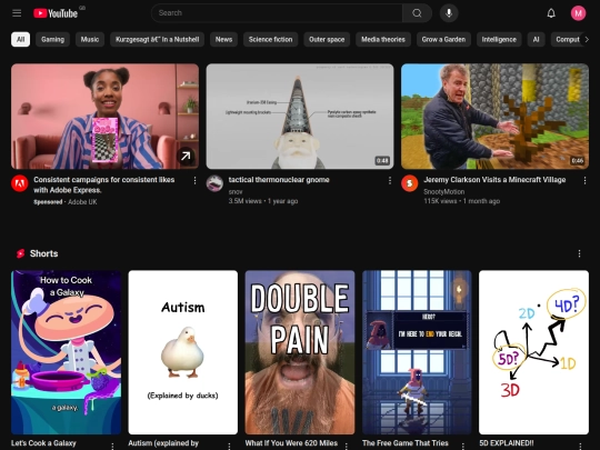youtube screenshot