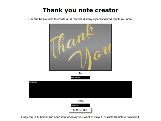 projects/thank-you screenshot