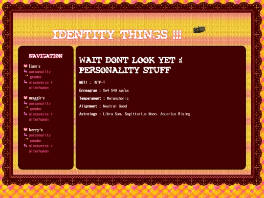 identity screenshot