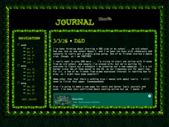 journal screenshot