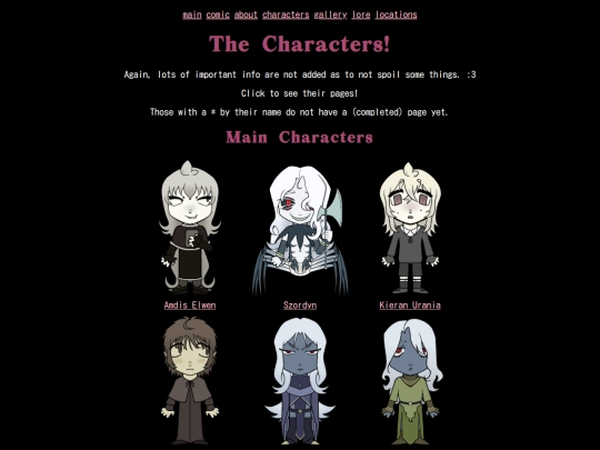 vampyric/characters screenshot