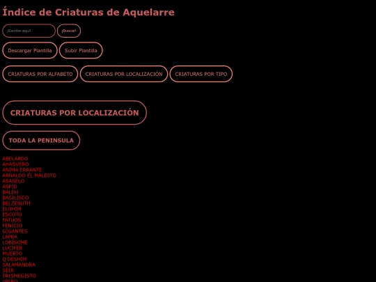 creatureByLocation screenshot