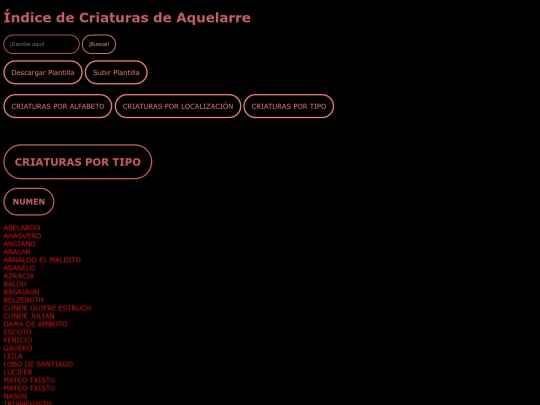 creatureByType screenshot