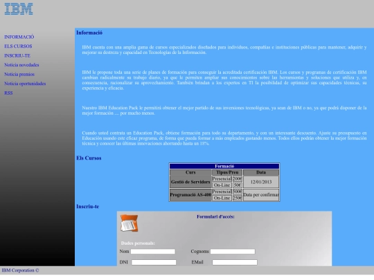 index screenshot