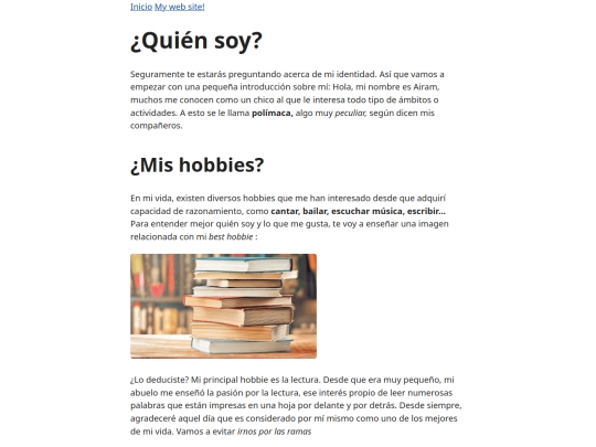 Aboutme screenshot
