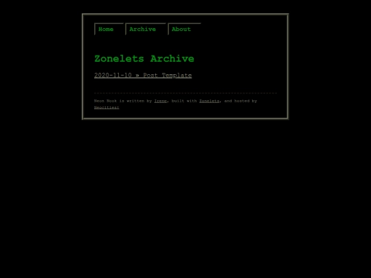 archive screenshot