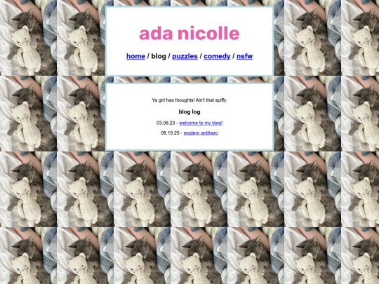 blog screenshot