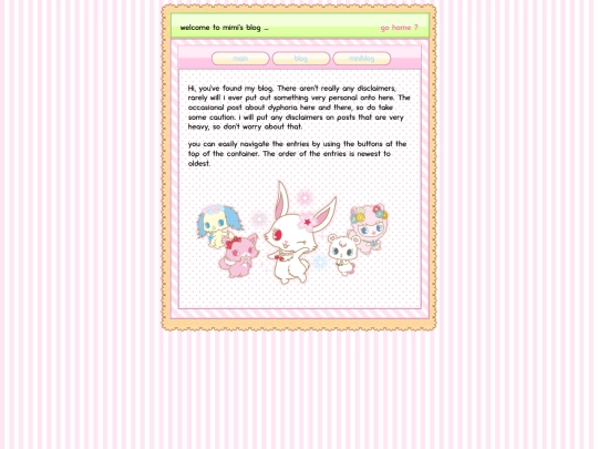 blog screenshot