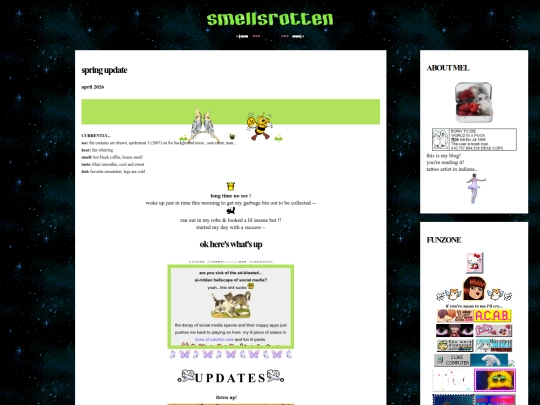 blog screenshot