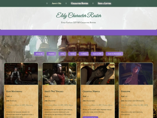 Homepage screenshot