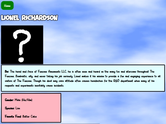Profiles/LionelProfile screenshot