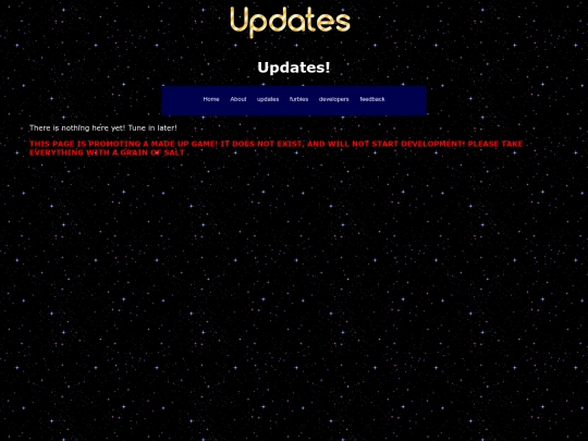 updates screenshot