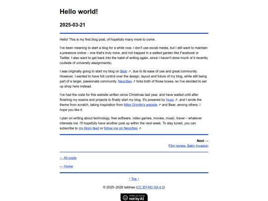 blog/2025/hello-world screenshot