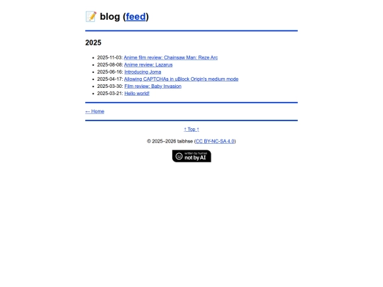blog screenshot