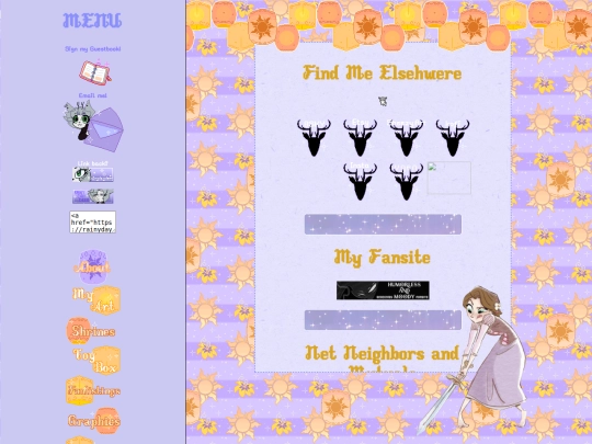 links screenshot