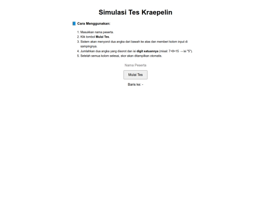 kraepelin_html screenshot