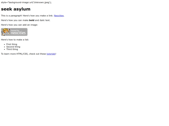 index screenshot