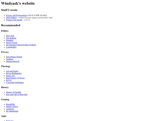index screenshot