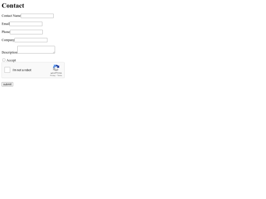 contact screenshot